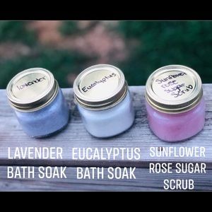 Bath soak and scrub